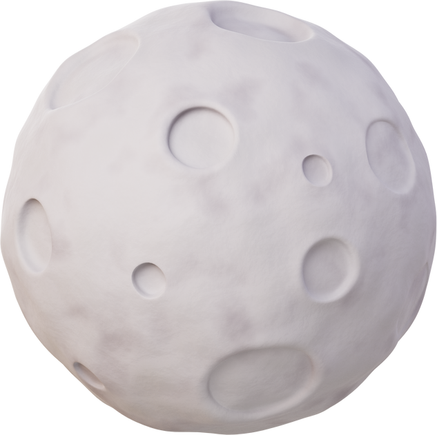 Full Moon 3d Icon